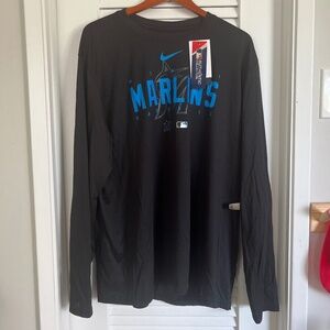 Nike Miami Marlins Baseball Dri-Fit top